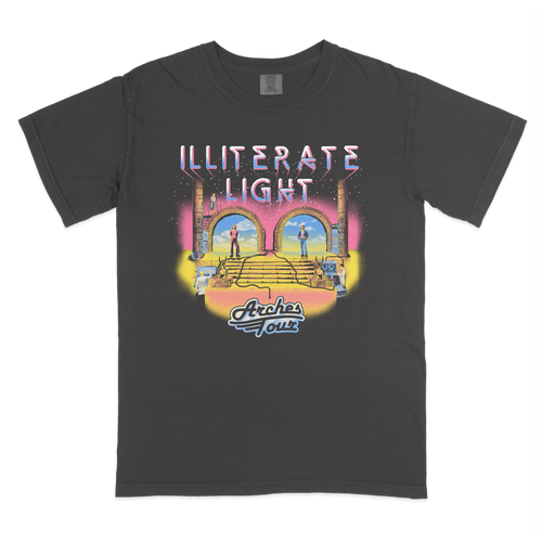 Arches Tour Tee - Pepper Black